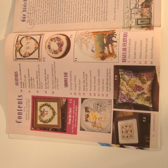 Just CrossStitch Magazine February 2000 - Picture 3 of 14